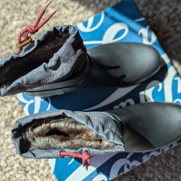 Lucky Brand Women's Rubber Boots Size 9 - Picture 6 of 11